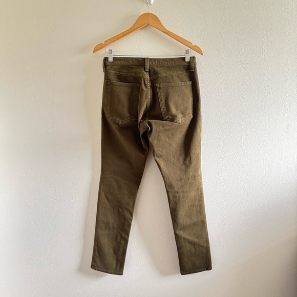 Veronica Beard Debbie 10” Skinny Green Jeans size 26 - Picture 3 of 10